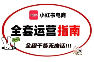 小红书零食电商课账号冷启动-众一创享站